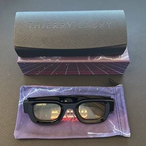 RHUDE X THIERRY LASRY "RHODEO" sunglasses / Yellow tinted lenses